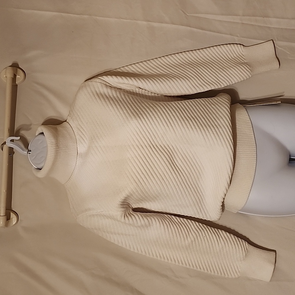 🌺Aibrou Turtleneck Ribbed Sweater -NWT